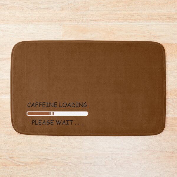 Item preview, Caffeine Loading Please Wait Funny Tee Shirt Morning Quote - White designed and sold by ShumShumShop.