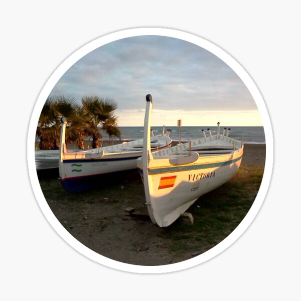 Jabega de Malaga · Fisherman´s Boat · Andalusien Pegatina