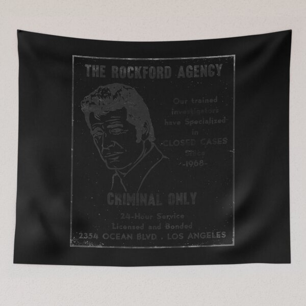Item preview, Rockford Files - Rockford&x27;s Yellow Pages ad (clear version) Classic T-Shirt designed and sold by ThomasWe67.