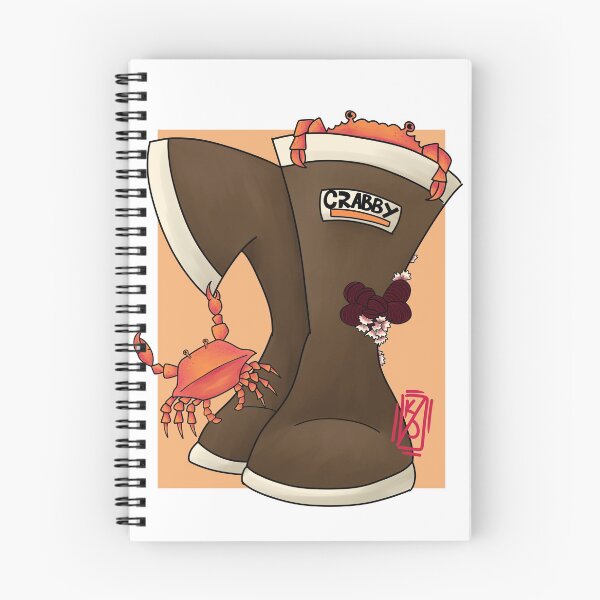 Item preview, Crabby Rain Boot designed and sold by Krystal  Thomas.