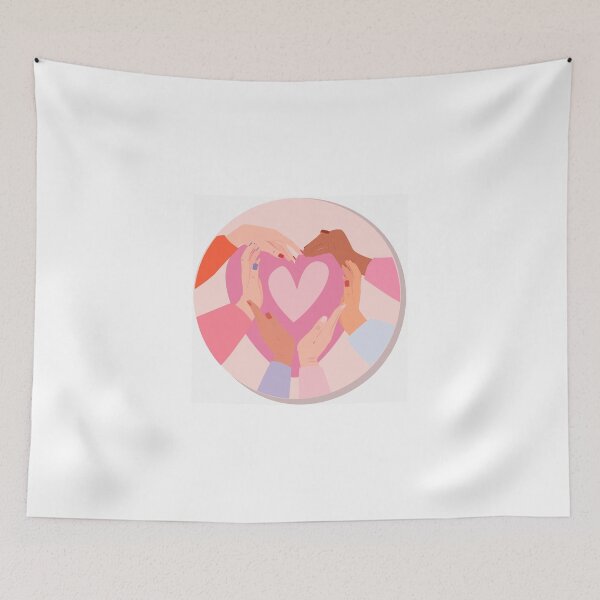 Item preview, Women Empowerment-Joining Different Women Hands on Love Symbol designed and sold by universegrace.