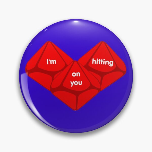 Item preview, I'm hitting on you three ten sided dice v2 designed and sold by Gaming-Imagery.