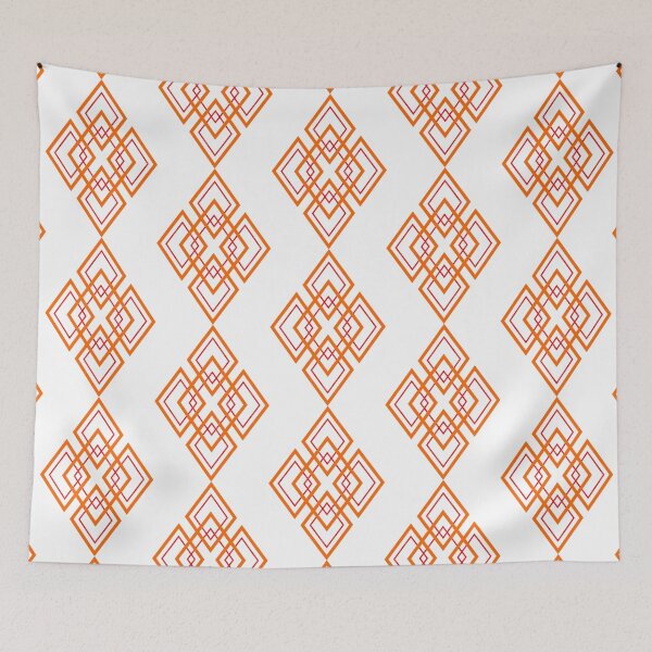 Item preview, Diamonds Shape Orange designed and sold by izyyshop.
