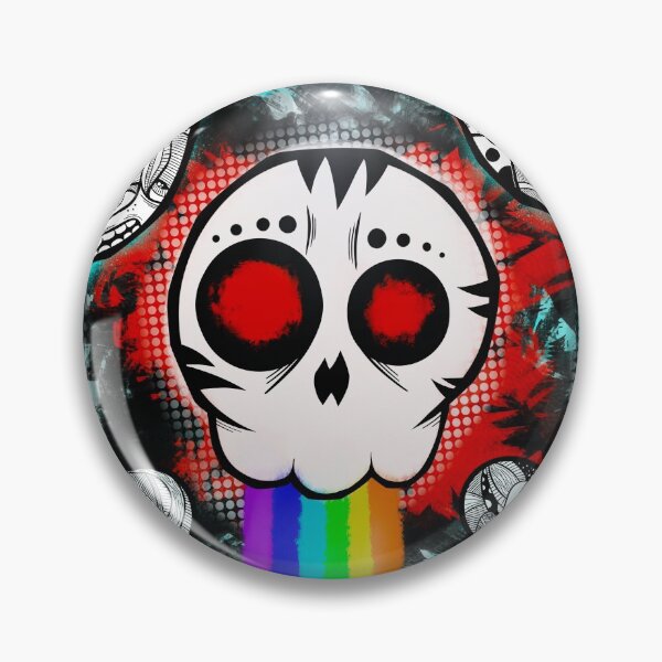 Item preview, Rainbow Skull Vomit designed and sold by NFT-Murders.