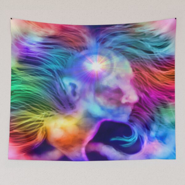 Item preview, Psychedelic Rainbow Woman Silhouette designed and sold by Deborah Camp.