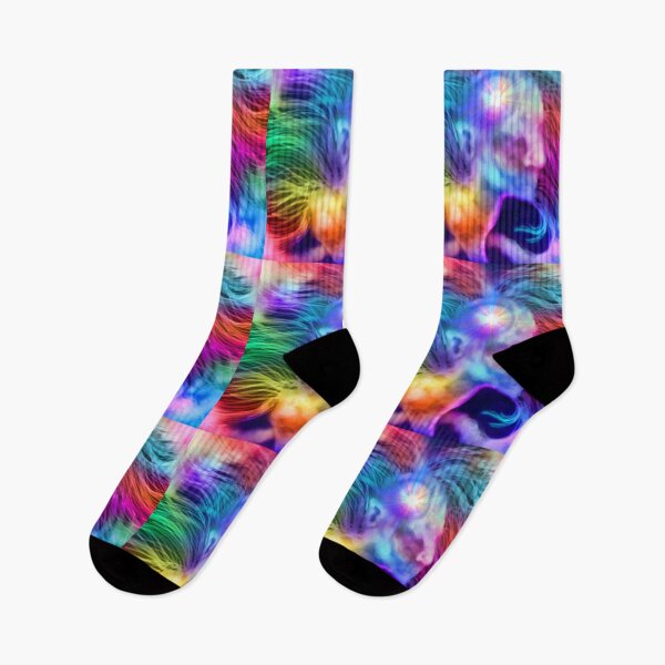 Item preview, Psychedelic Rainbow Woman Silhouette designed and sold by Deborah Camp.
