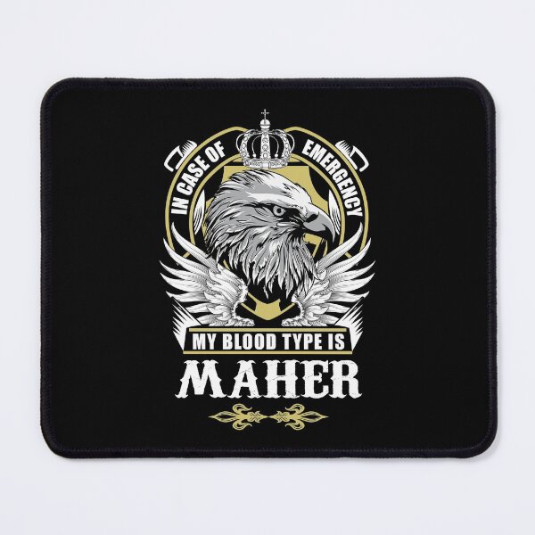 Item preview, Maher Name T Shirt - In Case Of Emergency My Blood Type Is Maher Gift Item Tee designed and sold by artiagasonya.