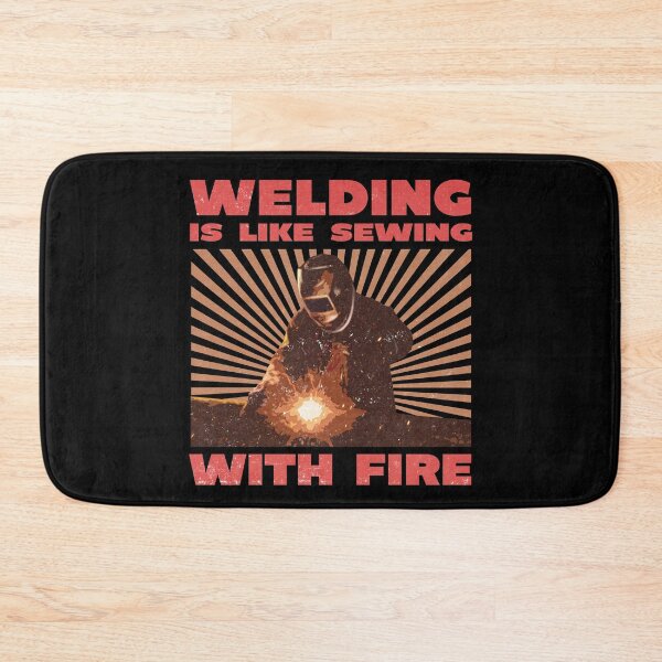 Item preview, Welding is like sewing with fire Retro look designed and sold by itisjakob.