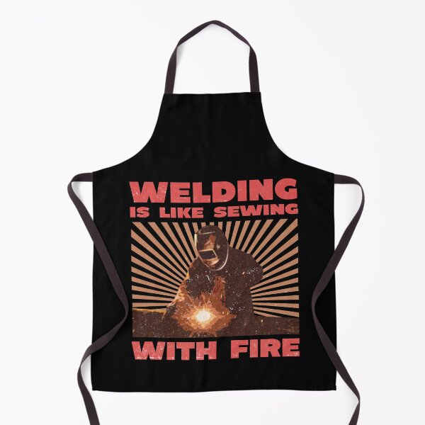 Item preview, Welding is like sewing with fire Retro look designed and sold by itisjakob.