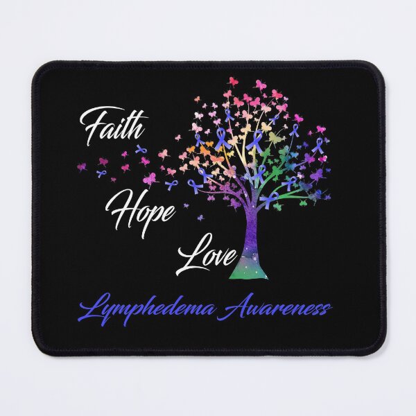 Item preview, Ribbon Tree Faith Hope Love Lymphedema Awareness designed and sold by Tadmab.