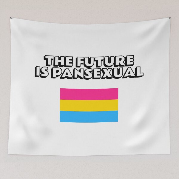 Item preview, The future is pansexual - pansexuality pride flag designed and sold by Inspirationmotivation.