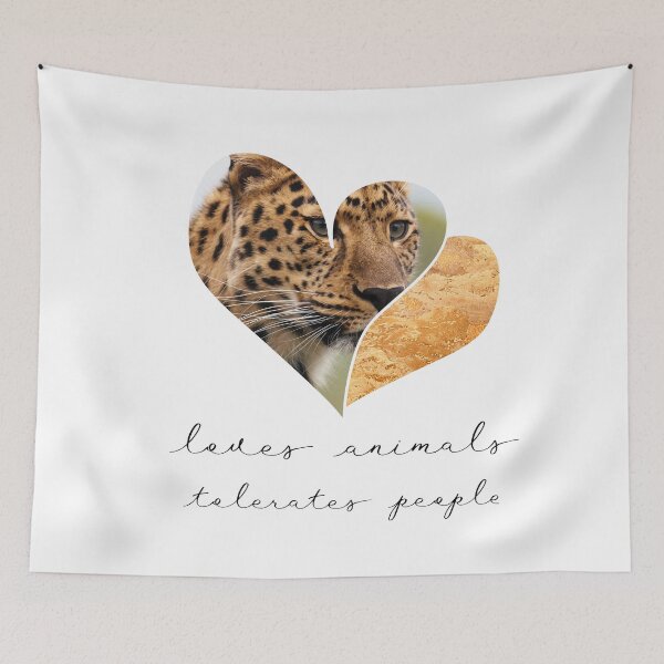 Item preview, loves animals tolerates people designed and sold by successmom.