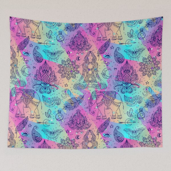 Item preview, Yoga Ornamental Boho Style designed and sold by VickyCloset.