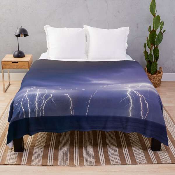 Item preview, Incredible lightning and storm clouds capture over the ocean designed and sold by Orianah.