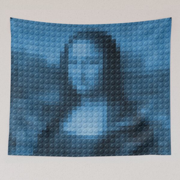 Aperçu de l'œuvre bleu monalisa créée et vendue par Timegraf.