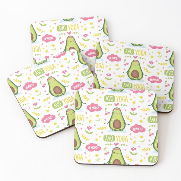 Item preview, Cute avocado Yoga designed and sold by VickyCloset.