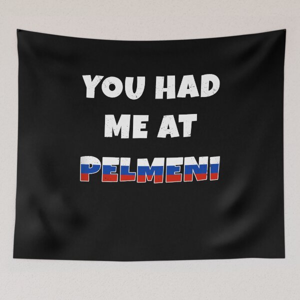 Item preview, Pelmeni Russia Flag Funny Sayings Gift designed and sold by Kuma518.