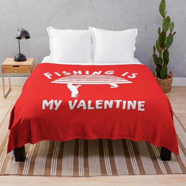 Item preview, Fishing Is My Valentine, Funny Design For Fishing Lovers designed and sold by MGHdesign.