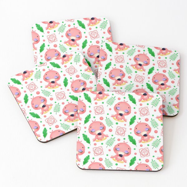 Item preview, Cute cartoon flamingo meditation designed and sold by VickyCloset.
