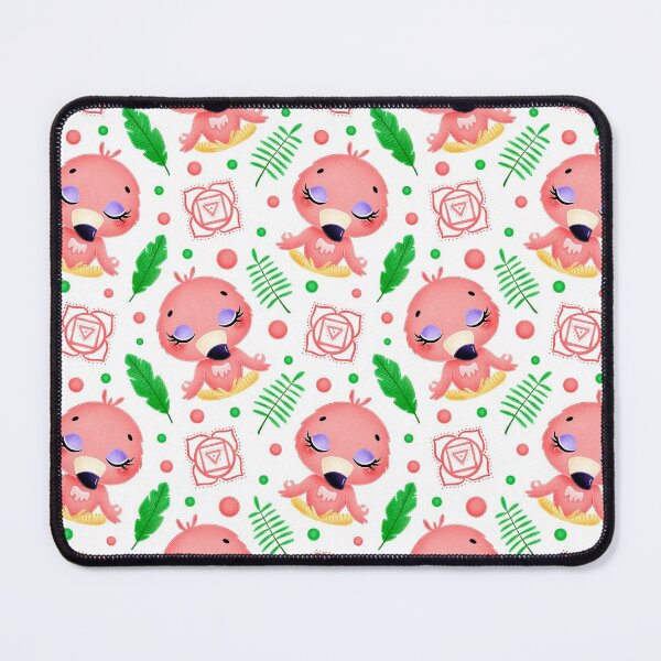 Item preview, Cute cartoon flamingo meditation designed and sold by VickyCloset.