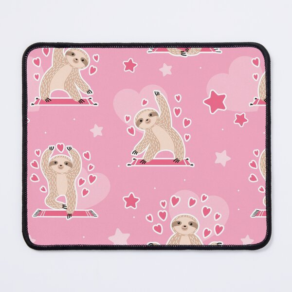 Item preview, Cute Sloth Yoga On Pink designed and sold by VickyCloset.