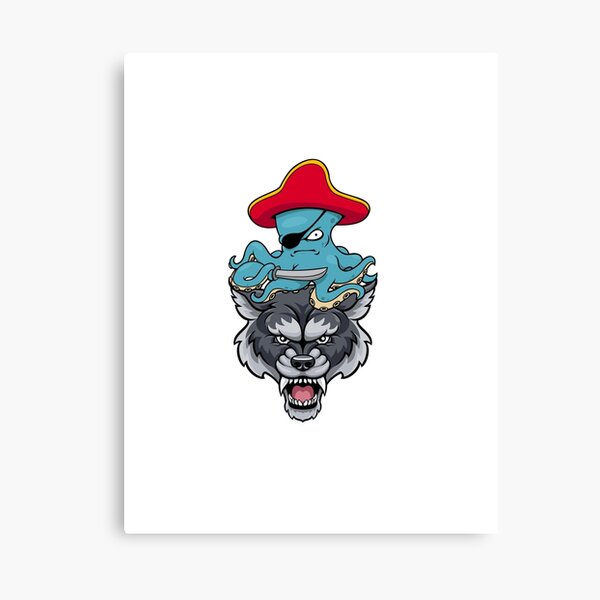 Item preview, Octopus Pirate Wolf designed and sold by OctopusWulf.