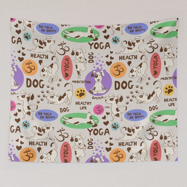 Item preview, Funny Dog Yoga designed and sold by VickyCloset.