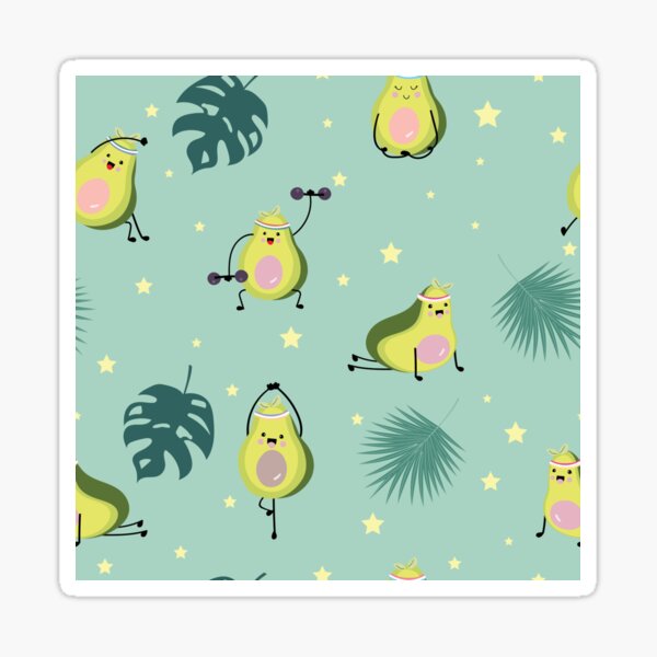 Item preview, Avocado exercise  designed and sold by VickyCloset.