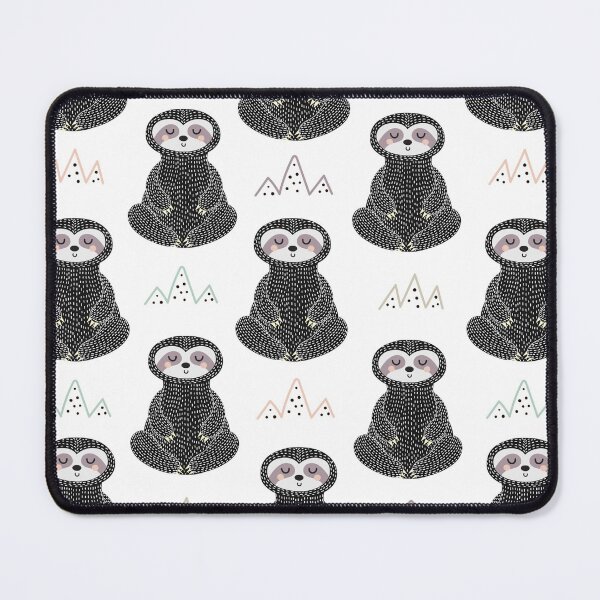 Item preview, Meditating sloth seamless designed and sold by VickyCloset.