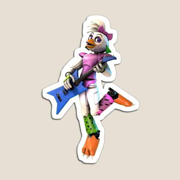 Funtime Chica Transparent Magnet for Sale by dongoverlord