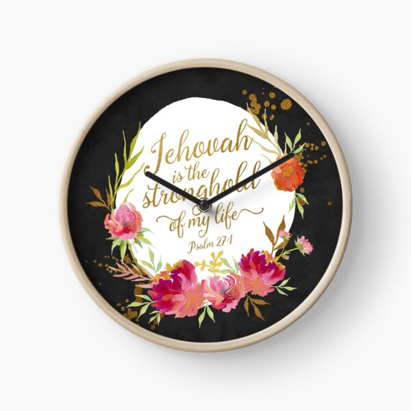 Item preview, JEHOVAH IS THE STRONGHOLD OF MY LIFE designed and sold by Paper Bee Gift Shop.