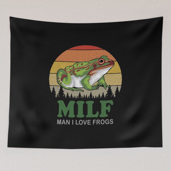 Item preview, MILF Man I Love Frogs designed and sold by MerchLovers.