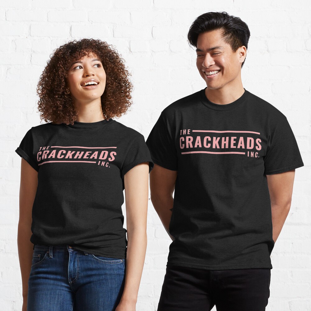 The Crackheads Inc. Writing Classic T-Shirt.png