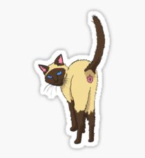 Cat Butt Stickers Redbubble