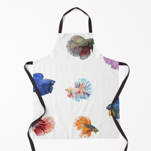 Item preview, Watercolor Mixed Colors Betta Fishes designed and sold by silviaol.