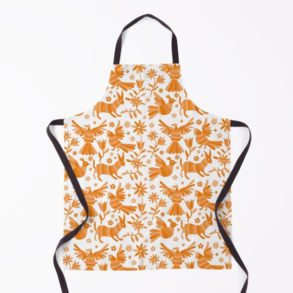 Item preview, ORANGE otomi texture, OTOMI, mexican otomi, mexican art, mexican craft, mexican folk, otomi texture, mexican pattern, flowers, birds, animals, ORANGE PATTERN designed and sold by Terevela.