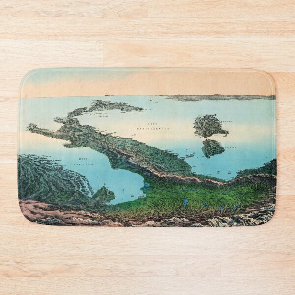 Item preview, Veduta d'Italia, A.F. Corbett, 1853 designed and sold by vintagemapstore.