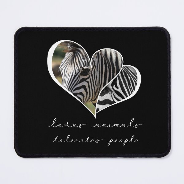 Item preview, loves animals tolerates people designed and sold by successmom.