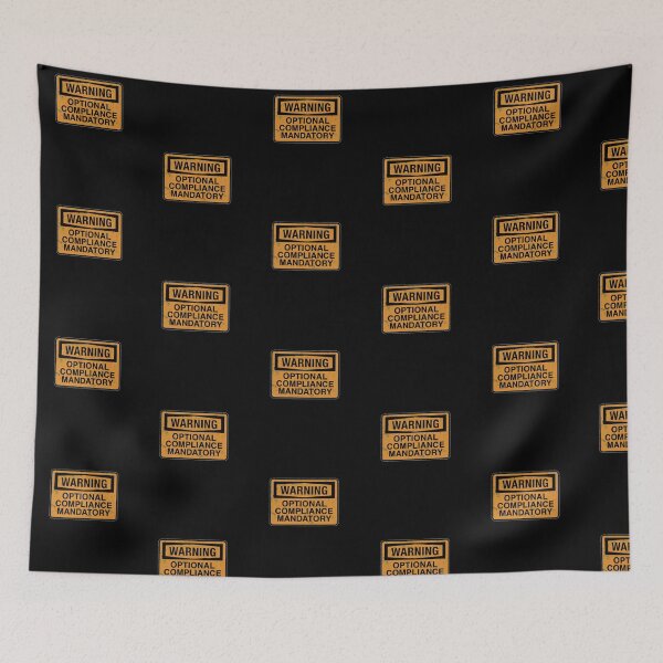 Item preview, Warning Optional Compliance Mandatory designed and sold by twHistory.