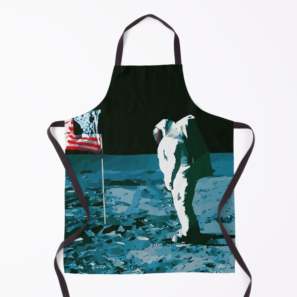 Item preview, Astronaut with Flag on Moon, Moon,Saturn Rocket, Lunar Landing, Space, Outer Space, Moon Rocks, Plant the flag, designed and sold by Nostrathomas66.