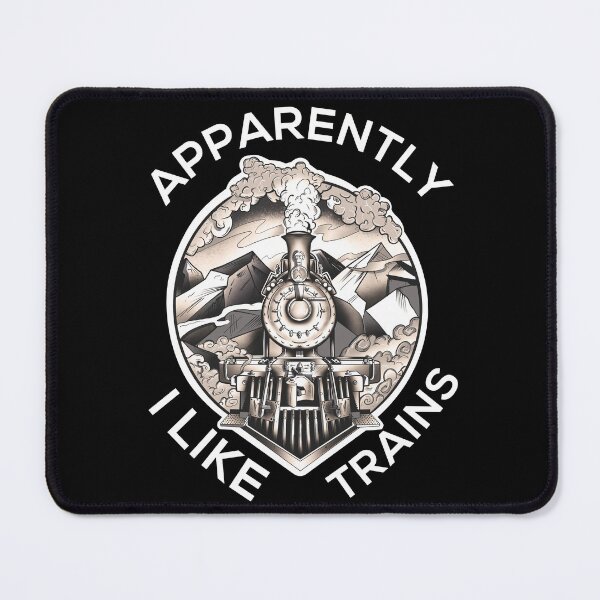 Item preview, Apparently I Like Train Collector Goth Steam Train Railway designed and sold by alb245.