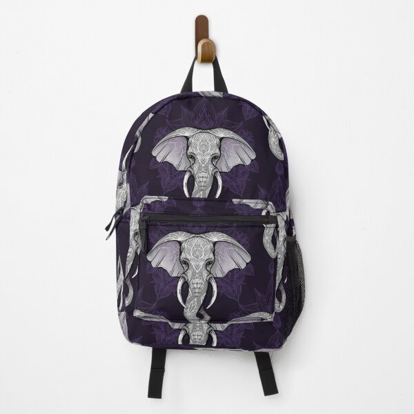 Item preview, Elephant mandala on violet designed and sold by LittleShop79.