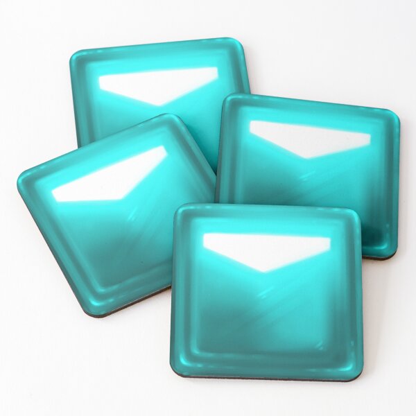 Item preview, Beat Saber - Cyan Turquoise Cube Block designed and sold by JessySketches.