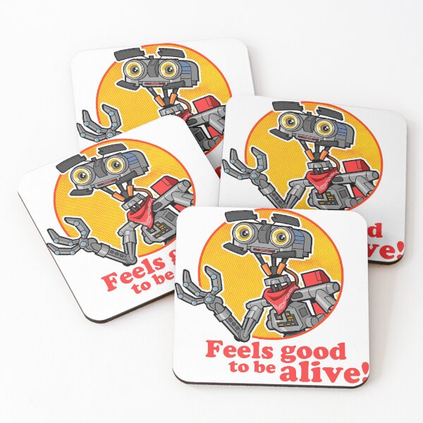 Item preview, Feels Good To Be Alive Johnny Five designed and sold by NeonPanther84.