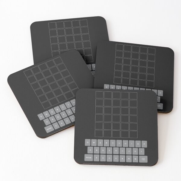 Item preview, Wordle, The Daily Word Game Grid and Keyboard designed and sold by voidcrow.
