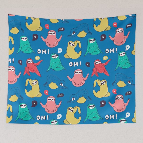 Item preview, Colored Sloth yoga designed and sold by LittleShop79.