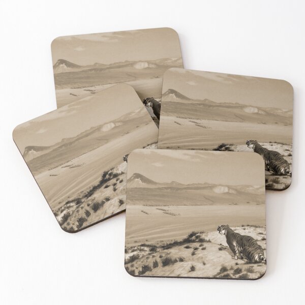Item preview, Sepia Tiger in desert designed and sold by hockeng.