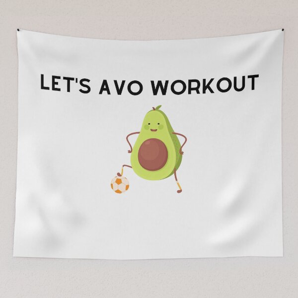 Item preview, Let's Avo Workout - Soccer designed and sold by rgsblo.