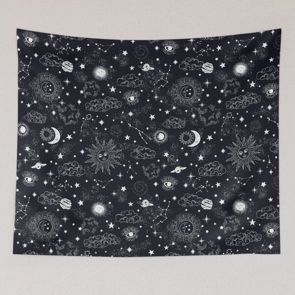 Item preview, Black Space Galaxy constellation  designed and sold by LittleShop79.
