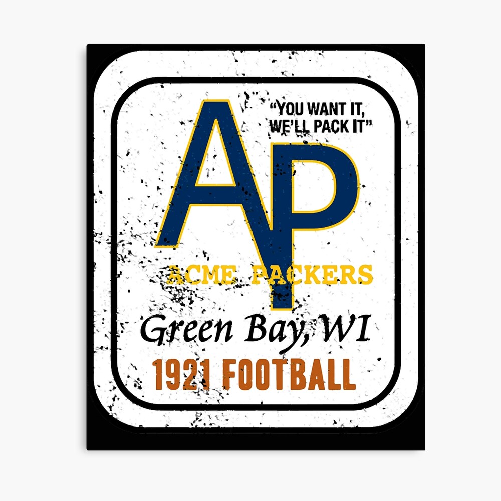 Acme Packers Distressed Logo - Defunct Football Team - Green Bay